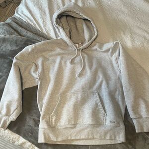 TNA sweat fleece grey hoodie